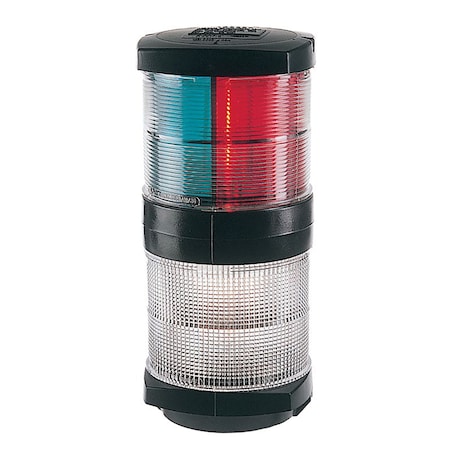 Hella Marine Tri-Color Navigation Light Incadescent Black With 2984601
